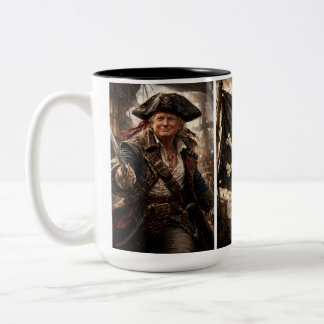 Trump the Pirate Zweifarbige Tasse