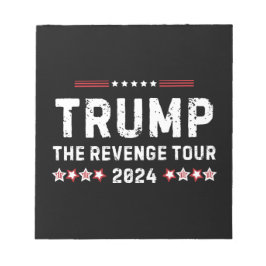 Trump The Rache Tour 2024 Präsident Notizblock