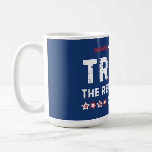 Trump The Revenge Tour 2024 President Kaffeetasse (Links)