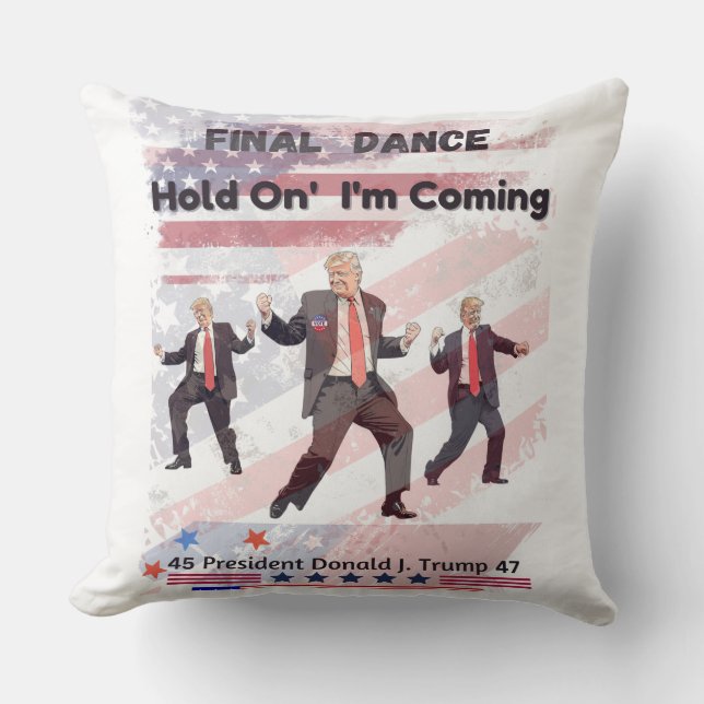 Trump Throw Pillow Kissen (Vorderseite)