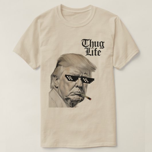 Trump Thug Life T-Shirt (Design vorne)