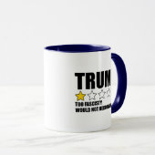 Trump - Too Fascisty Would Not Recommend Tasse (VorderseiteRechts)