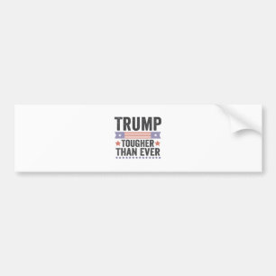 Trump Toughter als jemals eine patriotische amerik Autoaufkleber