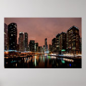 Trump Tower am Fluss Chicago Poster (Vorne)