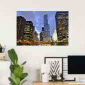 Trump Tower am Fluss Poster (Heimbüro)