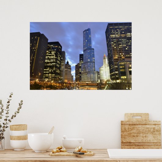 Trump Tower am Fluss Poster (Küche)