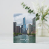 Trump Tower Chicago River Danke Postcard Postkarte (Stehend Vorderseite)