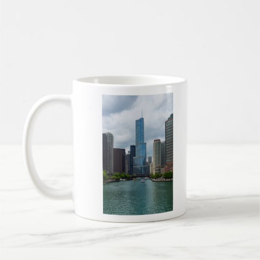 Trump Tower Chicago River Kaffeetasse (Links)