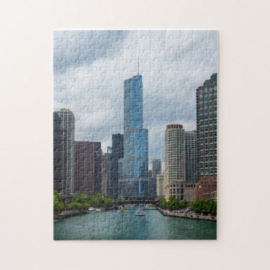 Trump Tower Chicago River Puzzle (Vertikal)