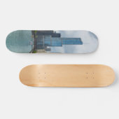 Trump Tower Chicago River Skateboard (Horizontal)