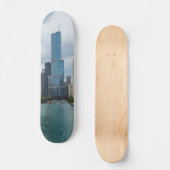 Trump Tower Chicago River Skateboard (Vorderseite)