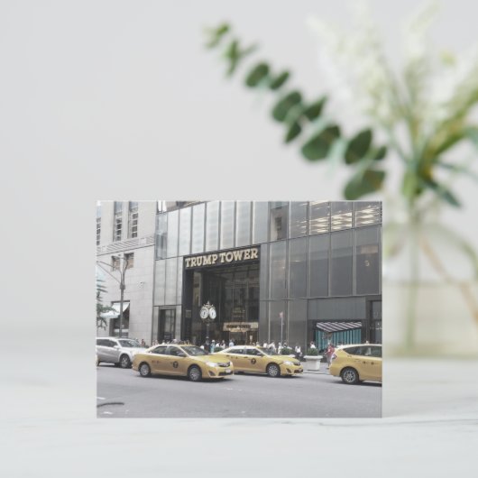 Trump Tower Postkarte (Stehend Vorderseite)