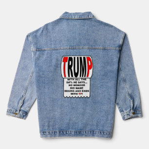 Trump TP! Jeansjacke
