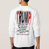 Trump TP! Sweatshirt (Rückseite)