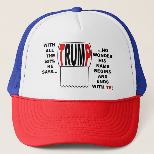 Trump TP! Truckerkappe (Vorderseite)
