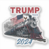Trump Train 2024 Aufkleber (Vorderseite)