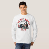 Trump Train 2024 Long Sleeve T-Shirt (Vorne ganz)