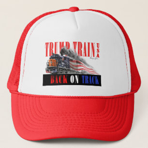 Trump Train 2024 - Zurück auf Schiene - Baseballka Truckerkappe
