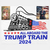 TRUMP TRAIN 2 FLEECEDECKE (Vorderseite (Horizontal))