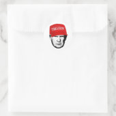 Trump Tre45on Runder Aufkleber (Tasche)