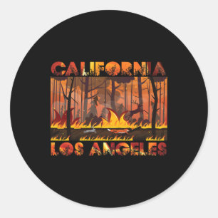 Trump Trees Forests California Los Angeles Nature Runder Aufkleber
