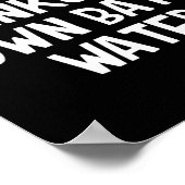 Trump trinkt sein eigenes Abwasser _4 Poster (Ecke)