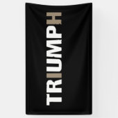Trump Triumph 47. US-Präsident Banner (Vertikal)