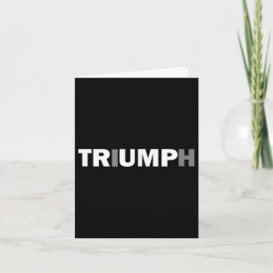 Trump Triumph Patriotic Shirt Karte