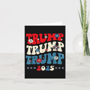 Trump Trump 2025 Präsident Einweihung 45 4 Karte