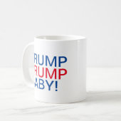 TRUMP TRUMP BABY KAFFEE TASSE (Vorderseite Links)