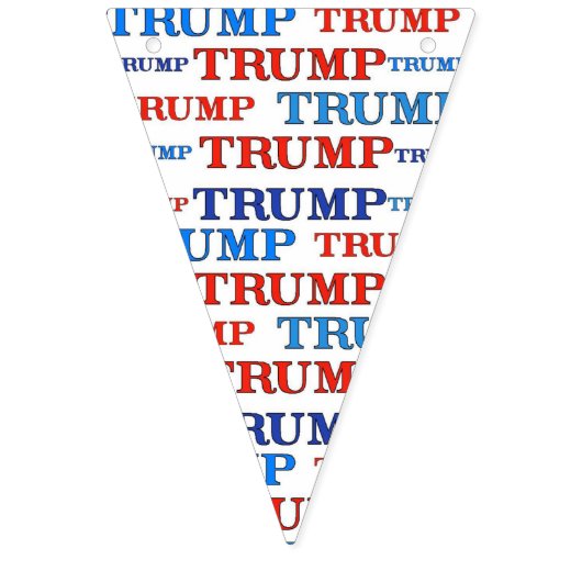 TRUMP TRUMP PARTY BANNER (Erste Fahne)