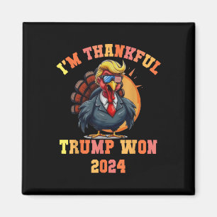 Trump Truthahn Lustiges Meme Ich Bin Dankbar Dass Magnet