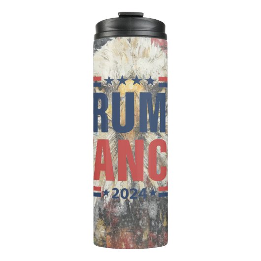 Trump Tumbler: "Trump Vance" Thermosbecher (Vorderseite)