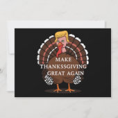 Trump Türkei 2024 wird Erntedank wieder großartig  Einladung (Vorderseite)