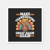Trump Türkei 2024 wird Erntedank wieder großartig Serviette (Vorderseite)