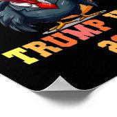 Trump Türkei Funny Meme Ich bin dankbar Trump Won Poster (Ecke)