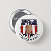 TRUMP U.S.A. BUTTON (Vorne & Hinten)