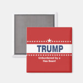 Trump unbelastetes Magnet (Vorderseite/Rückseite)