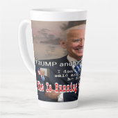 Trump und Biden-Debatte Milchtasse (Linke Ecke)