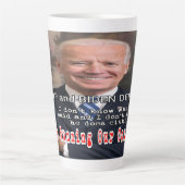 Trump und Biden-Debatte Milchtasse (Vorderseite)