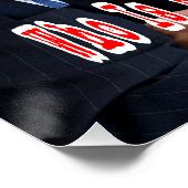 Trump und Biden-Debatte Poster (Ecke)