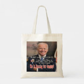 Trump und Biden-Debatte Tragetasche (Rückseite)