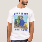 Trump und der Mülleimer, den er spricht, das T-Shi T-Shirt (Vorderseite)
