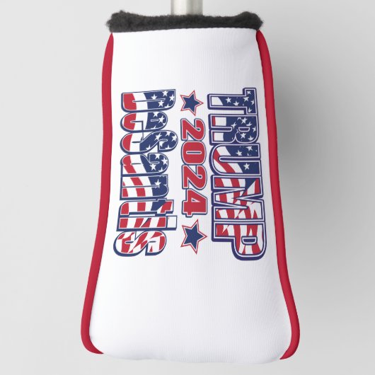 Trump und DeSantis 2024 Golf Headcover (Rotieren 90)