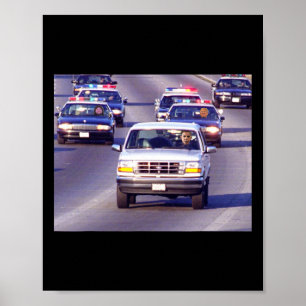 Trump und dicker Vance Polizeiauto Jagd auf Oma Me Poster