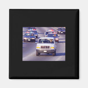 Trump und dicker Vance Polizeiauto jagt Oma Meme Magnet