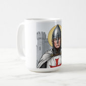 Trump und die Tempelritter Kaffeetasse (Vorderseite Links)