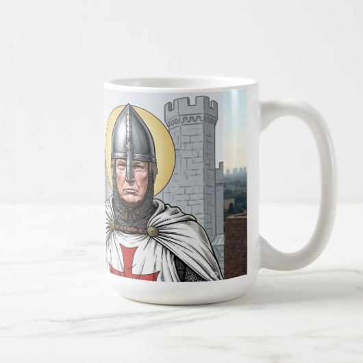 Trump und die Tempelritter Kaffeetasse (Rechts)