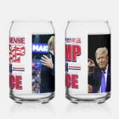 Trump und JD Vance 2024 Dosenglas (Rechts)