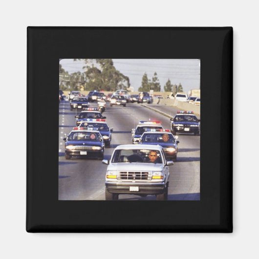 Trump und Jd Vance in Polizist Cars jagen Obama ab Magnet (Vorne)